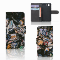 Sony Xperia Z3 Compact Telefoonhoesje met foto Badges