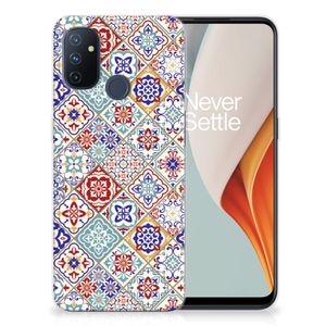 OnePlus Nord N100 TPU Siliconen Hoesje Tiles Color