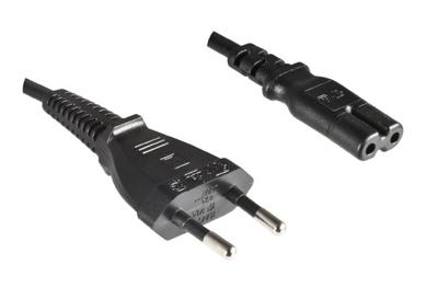 DINIC CB-8-ZH electriciteitssnoer Zwart 1,8 m Netstekker type C C7 stekker