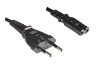 DINIC CB-8-ZH electriciteitssnoer Zwart 1,8 m Netstekker type C C7 stekker