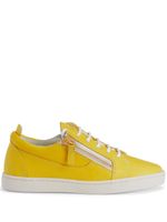 Giuseppe Zanotti baskets Nicki en cuir - Jaune - thumbnail