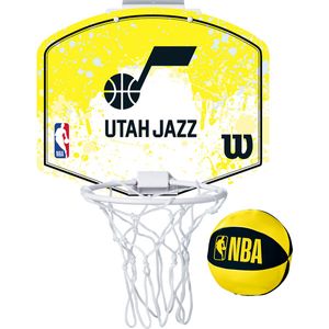 Wilson NBA Team Mini Hoop Utah Jazz - - geel - maat ONE-SIZE