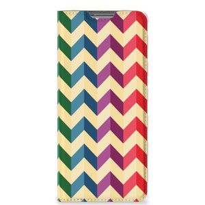 OPPO Find X5 Hoesje met Magneet Zigzag Multi Color