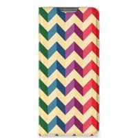 OPPO Find X5 Hoesje met Magneet Zigzag Multi Color - thumbnail