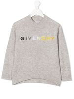 Givenchy Kids pull à logo - Gris