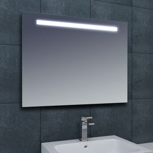 Spiegel Wiesbaden Tigris met LED verlichting en schakelaar 140x80x3cm