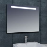 Spiegel Wiesbaden Tigris met LED verlichting en schakelaar 140x80x3cm - thumbnail