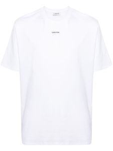 Lanvin t-shirt en coton à patch logo - Blanc