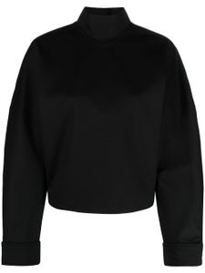 Victoria Beckham pull en jersey à col montant - Noir