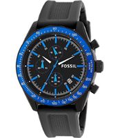 Horlogeband Fossil BQ2253 Silicoon Zwart 22mm - thumbnail