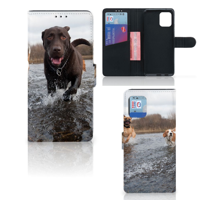 OPPO Find X3 Pro Telefoonhoesje met Pasjes Honden Labrador