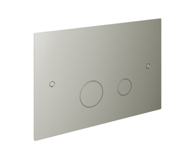 Hotbath Cobber bedieningspaneel geschikt voor Geberit UP320 17 x 25 x 0,4 cm, glanzend nikkel