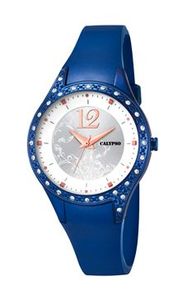 Horlogeband Calypso K5660-5 Rubber Blauw 16mm