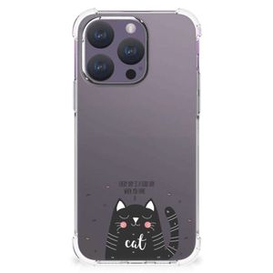 iPhone 15 Pro Stevig Bumper Hoesje Cat Good Day