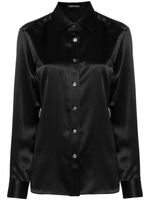 TOM FORD silk-satin shirt - Noir