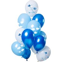 Ballonnen &apos;It&apos;s a Boy&apos; Blauw Premium - 12 Stuks - thumbnail