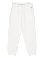 Il Gufo pantalon de jogging fuselé en coton - Blanc