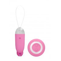 Noah - Dual Rechargeable Vibrating Remote Toy - Pink