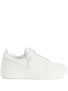 Giuseppe Zanotti baskets Frankie en cuir - Blanc