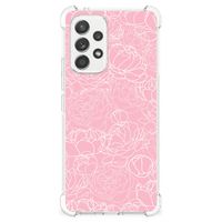 Samsung Galaxy A53 5G Case White Flowers - thumbnail