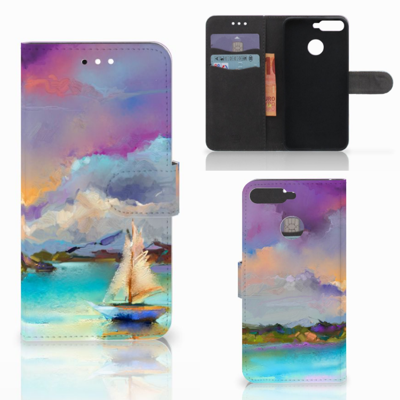 Hoesje Huawei Y6 2018 Boat