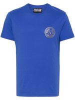 Versace Jeans Couture t-shirt en coton à logo imprimé - Bleu - thumbnail