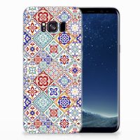 Samsung Galaxy S8 Plus TPU Siliconen Hoesje Tiles Color