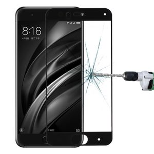 Voor Xiaomi Mi 6 0 33 mm 9H oppervlaktehardheid zeefdruk volledige scherm gehard glas Screen Protector (zwart)