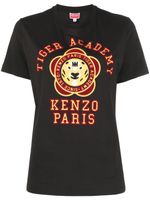 Kenzo t-shirt en coton à imprimé graphique - Noir