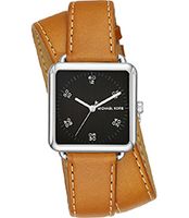 Horlogeband Michael Kors MK2571 Onderliggend Leder Bruin 18mm - thumbnail