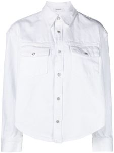 WARDROBE.NYC veste courte en jean - Blanc