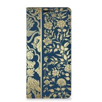 Motorola Edge 20 Pro Smart Cover Beige Flowers