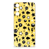 Silicone Back Case Samsung Galaxy A15 Punk Geel - thumbnail