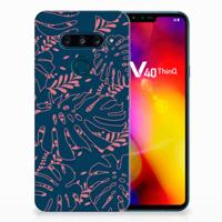 LG V40 Thinq TPU Case Palm Leaves