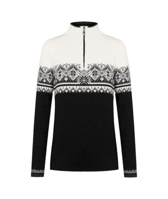 Dale of norway Moritz Trui Dames Black White Darkcharcoal XL