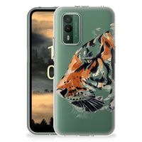 Hoesje maken Nokia XR21 Watercolor Tiger - thumbnail