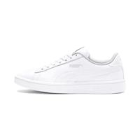 PUMA Unisex Kids Puma Smash v2 L Jr Sneakers, Puma White-Puma White, 38 EU
