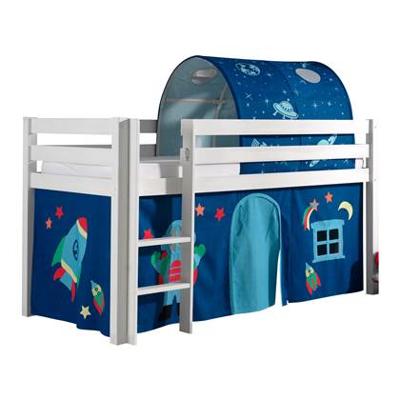 Vipack Pino Halfhoogslaper met Astro Gordijn en Astro Tunnel 90 x 200 cm