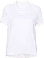 sacai t-shirt à empiècements contrastants - Blanc