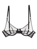 Kiki de Montparnasse soutien-gorge en crochet - Noir - thumbnail