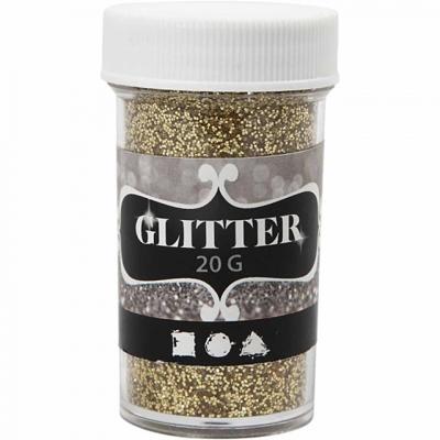 Creotime glitter goud 20 gram Creotime glitter goud 20 gram