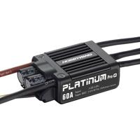 Hobbywing Platinum Pro 60A V4 Brushless snelheidsregelaar voor RC vliegtuig Belastbaarheid (max.): 80 A - thumbnail