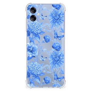 Case voor Samsung Galaxy A05 Flowers Blue