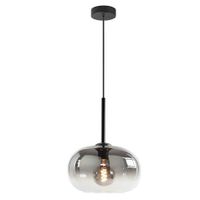 Hanglamp Bellini plat smoke-helder 1 lichts