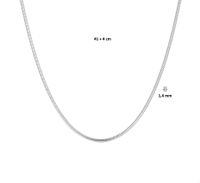 TFT Zilveren Ketting Slang Rond 1,4 mm x 41-45 cm