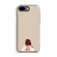 I drink wine: iPhone 8 Plus Tough Case - thumbnail