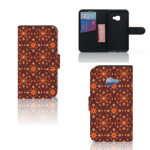 Samsung Galaxy Xcover 4 | Xcover 4s Telefoon Hoesje Batik Brown