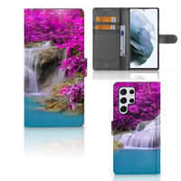 Samsung Galaxy S22 Ultra Flip Cover Waterval - thumbnail