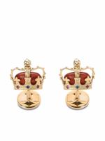 Dolce & Gabbana boutons de manchette Royal en or jaune 18ct sertis de saphir, rubis et jaspe