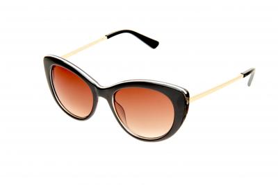 Kost zonnebril dames vlinder zwart/wit/bruin Kost zonnebril dames vlinder zwart/wit/bruin